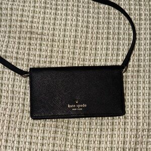 Kate Spade Black Leather Crossbody